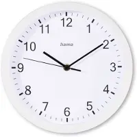 Hama 00185864 Wandklok Kwarts 25 cm x 4.00 mm Wit