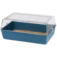 Ferplast Duna Multy B2 - Knaagdierkooi - Eenvoudig schoon te maken - Blauw - 71 x 46 xh 31,5 cm