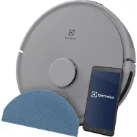 Electrolux LiDAR-stofzuigrobot, 4000 Pa, intelligente navigatie, 140 minuten batterijduur, Urban Grey