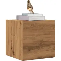 vidaXL Tv-wandmeubel 30,5x30x30 cm artisanaal eikenkleurig
