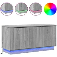 vidaXL TV Kast 100 x 38 x 49 cm Grijs Sonoma Bewerkt hout