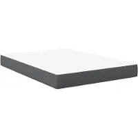 vidaXL Bedmatras met matras Grijs 140 x 200 cm Stof