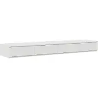 vidaXL Bedlades Wit 160 x 36,5 x 16,5 cm Bewerkt hout
