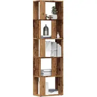 vidaXL Boekenkast 45x24x159 cm bewerkt hout oud houtkleurig