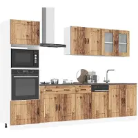 vidaXL 7-delige Keukenkastenset Kalmar bewerkt hout oud houtkleurig