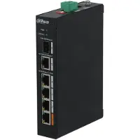 Dahua PFS3106-4ET-60-V2 802.3af/at Power over Ethernet switch met 4 poorten