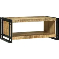 vidaXL Salontafel Bruin 90 x 50 x 38 cm Massief Mango Hout