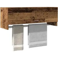 vidaXL Kledingkast, vintage look, 100x32,5x35 cm, houtvezel