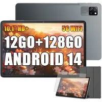 Blackview Tab 60 Pro 4G LTE-TDD & LTE-FDD 128 GB 25,6 cm (10.1") 4 GB Wi-Fi 5 (802.11ac) Android 15 Grijs