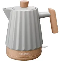 Concept - waterkoker - keramisch - 1500W - 1,5L - lichtgrijs RK0091