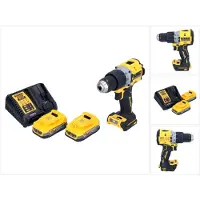 DeWalt DCD 805 E2 accu-klopboormachine 18 V 90 Nm borstelloos + 2x accu 1,7 Ah + oplader