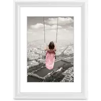 Hama Fotolijst - Swing - Wit - 30 x 40 cm - Kunststof - Hedendaags ontwerp