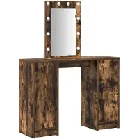 vidaXL Kaptafel Bruin 102 x 33 x 135 cm Bewerkt hout