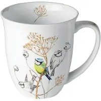 Ambiente -beker-mok-porselein-fine bone China - sweet little bird - vogels