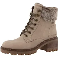 Tom Tailor Veterlaarsjes donkerbeige