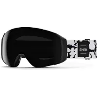 Smith - Skibrillen - 4D Mag S Black Marble Chromapop Sun Black voor Unisex van Siliconen - Zwart