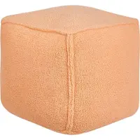 Beliani ALIPUR - Poef-Oranje-Polyester