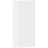 vidaXL Schoenenkast 80 x 35.5 x 180 cm Bewerkt hout Wit