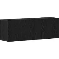 vidaXL Tv-meubels 2 st 120x30x41 cm bewerkt hout zwart eikenkleurig