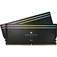 Corsair DIMM 48 GB DDR5-7200 (2x 24 GB) Dual-kit (zwart, modelnummer CMP48GX5M2X7200C36, Dominator Titanium, compatibel met INTEL XMP)