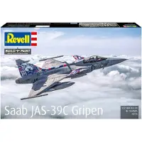 Wittmax Modelbouwpakket Vliegtuigen - 03776 Saab JAS-39C Gripen - Zweeds Gevechtsvliegtuig - Straaljager Plastic - 1:72 - Modelbouw