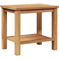 vidaXL Salontafel met opbergruimte, bruin, 50 x 35 x 45 cm, massief teakhout