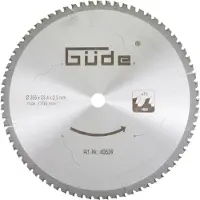 Güde 355 x 25.4 MM | 72 TANDEN voor staal