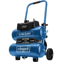 Scheppach HC20Si-Twin - Draagbare compressor - 800W - 20L - 10 bar - 54 dB - olievrij