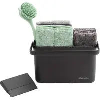 Brabantia SinkSide Gootsteenorganizer Dark Grey aanrecht organiser set 8-delig