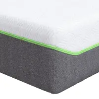 vidaXL Matras Wit en Grijs 140 x 190 cm Jacquard stof