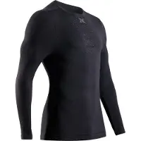 X-Bionic - Thermokleding - Mightywool Shirt LS M Black voor Heren van Wol - Maat M - Zwart