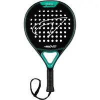 Avento Padelracket - Cazador - GFRP - Rond - Zwart/Groen