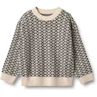 Wheat Trui 'Elias' sand / zwart