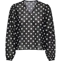ONLY Blouse zwart / wit