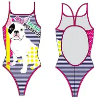 Turbo Bulldog Swimsuit Roze M Vrouw