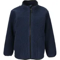 ZigZag - Kid's Root Teddy Fleece Jacket - Fleecevest 116, blauw