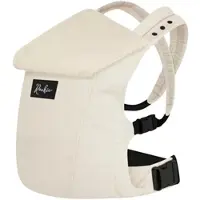 Rookie Baby Premium Elite draagzak - Design buikdrager en rugdrager - Comfortabel en ergonomisch baby spullen - Babydrager vanaf Geboorte - Ook voor Peuter - Biologisch katoen (Cord Ivory)