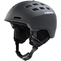 Head Skihelm Unisex Rev Black-52 - 55 cm