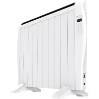 Cecotec ReadyWarm 2000, elektrische convector, aluminium, voor binnen gebruik, geschikt voor vloer of wandmontage, wit, met LCD-display