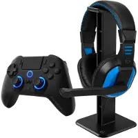 Egogear - SBP30 Gaming Pack - PS4/PS3/PC RGB Bluetooth-controller + gamingstandaard en headset