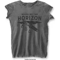 Rockoff Bring Me The Horizon Dames Tshirt -XL- Wound Grijs