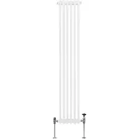 Monster Traditionele 2-kolomsradiator - 1800 x 292 mm - Wit