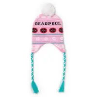 Deadpool Laplander Beanie muts Christmas Roze