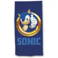 Sonic Strandlaken The Quickest Hedgehog - 70 x 140 cm - Katoen