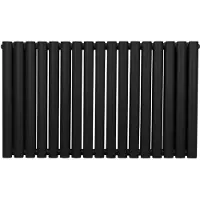 MonsterShop Ovale Kolomradiator - 600mm x 1020mm - Zwart