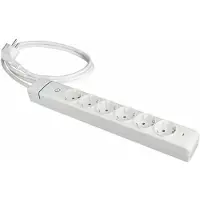 Merkloos Stopcontactenstrip 6 Tomas met Interruptor Solera 61ils 250 V 16 A (1,5 m)