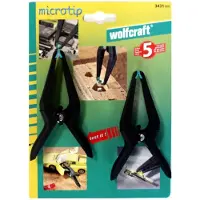 Wolfcraft Veerklem Microtip 60mm – 2 Stuks