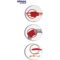 Atmos Anti-lek Tape Rood 25mmx3m