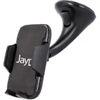 Jaym , Smartphone autohouder met zuignapbevestiging, Zwart