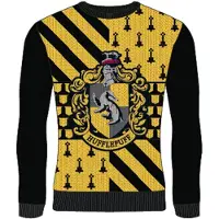 Harry Potter - Hufflepuff gebreide foute kerst trui